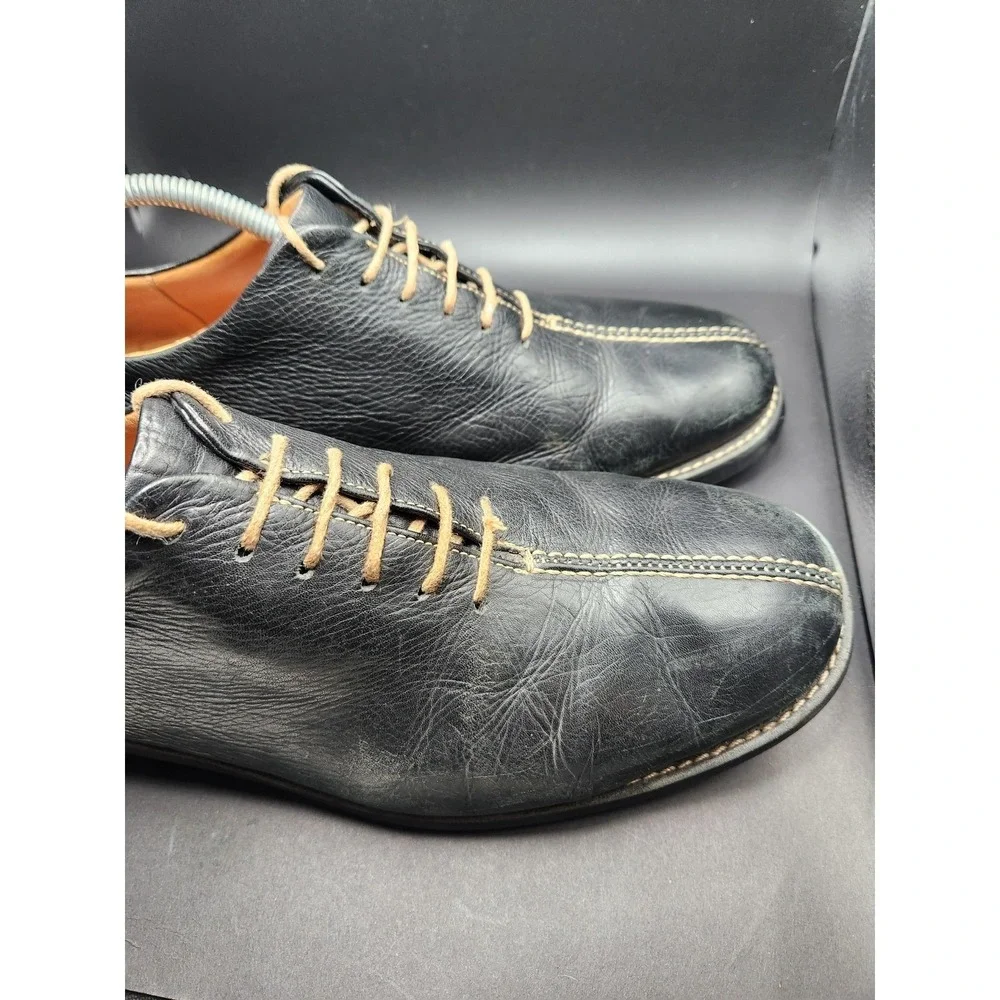 Vintage BOYDS Thrreadneedle‎ Shoes Mens Size 10.5 Black Leather Lace Up 4046